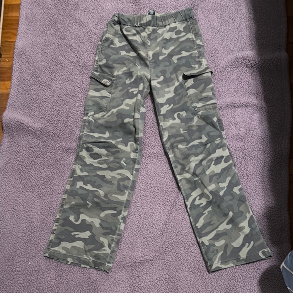 Sincerely Jules Camouflage Boot Cut Pants